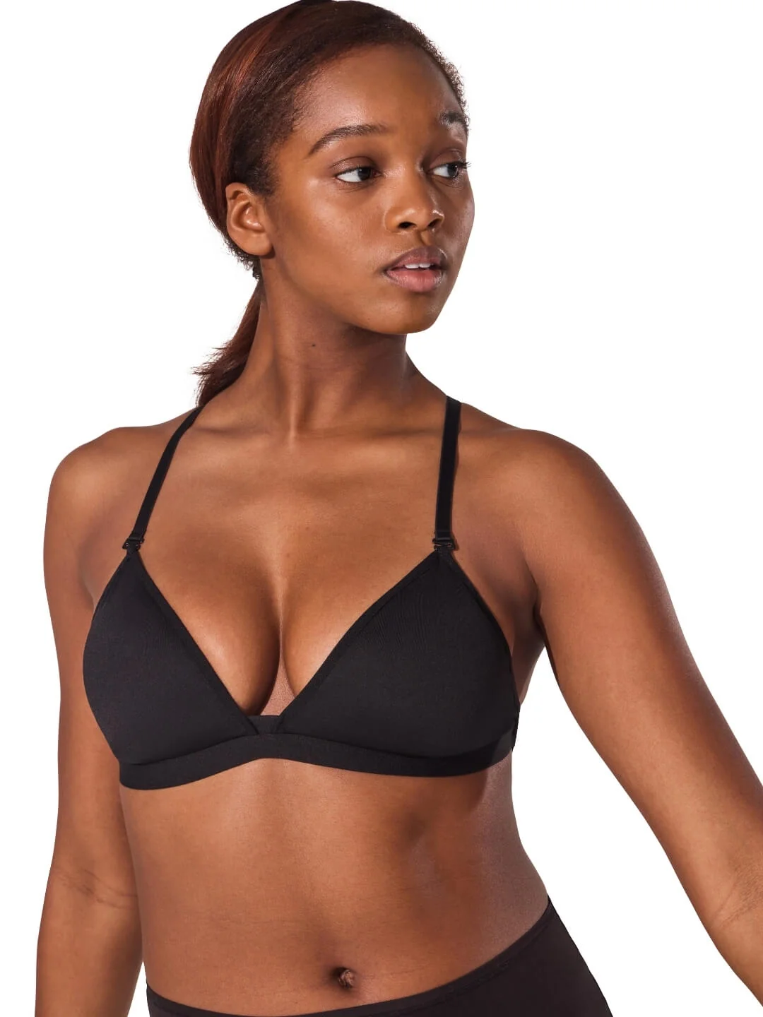 Deep Neck Clear Back Bra - Image 23