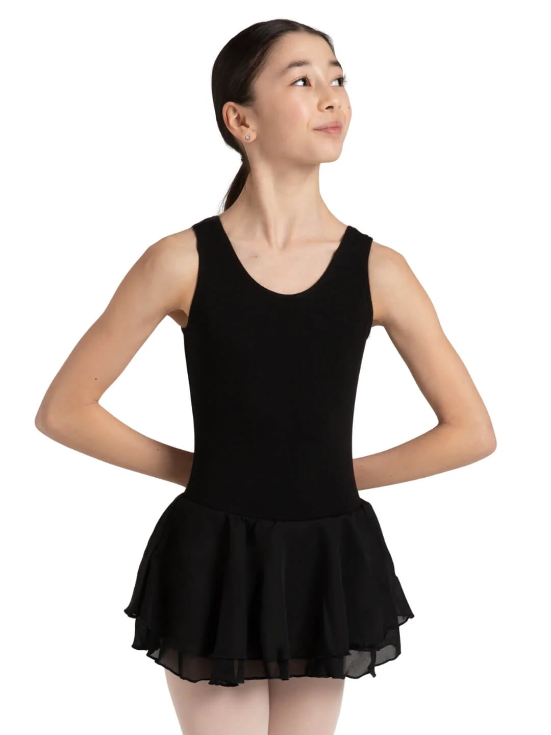 Double Layer Skirt Tank Dress - Girls - Image 4