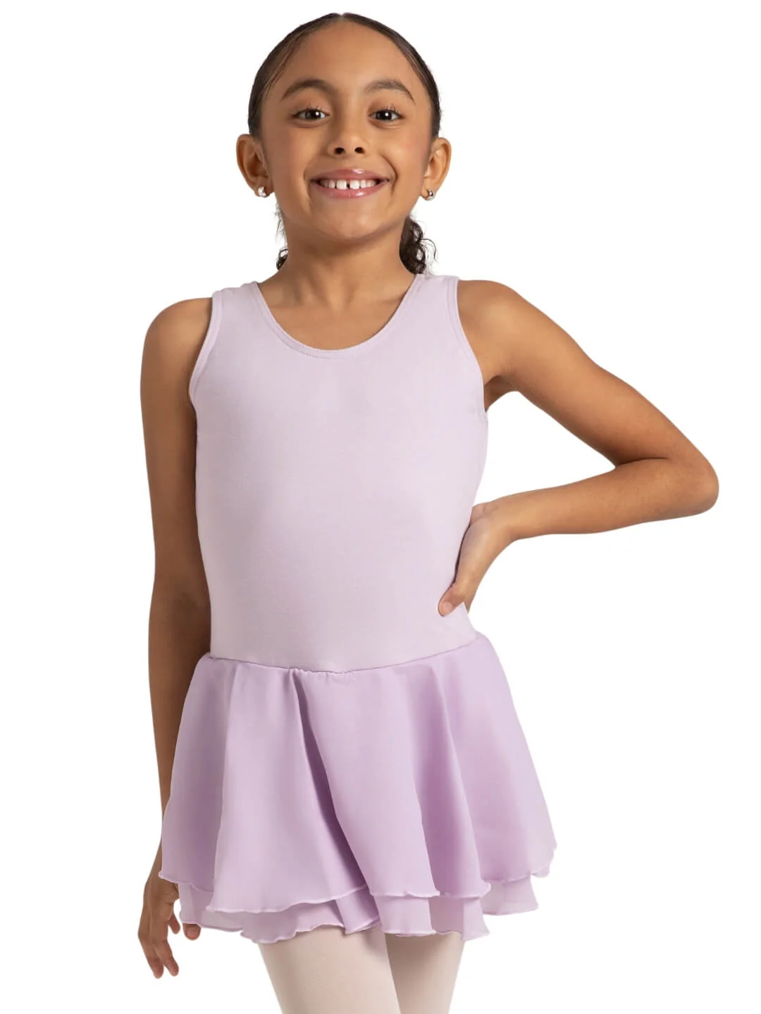 Double Layer Skirt Tank Dress - Girls - Image 8