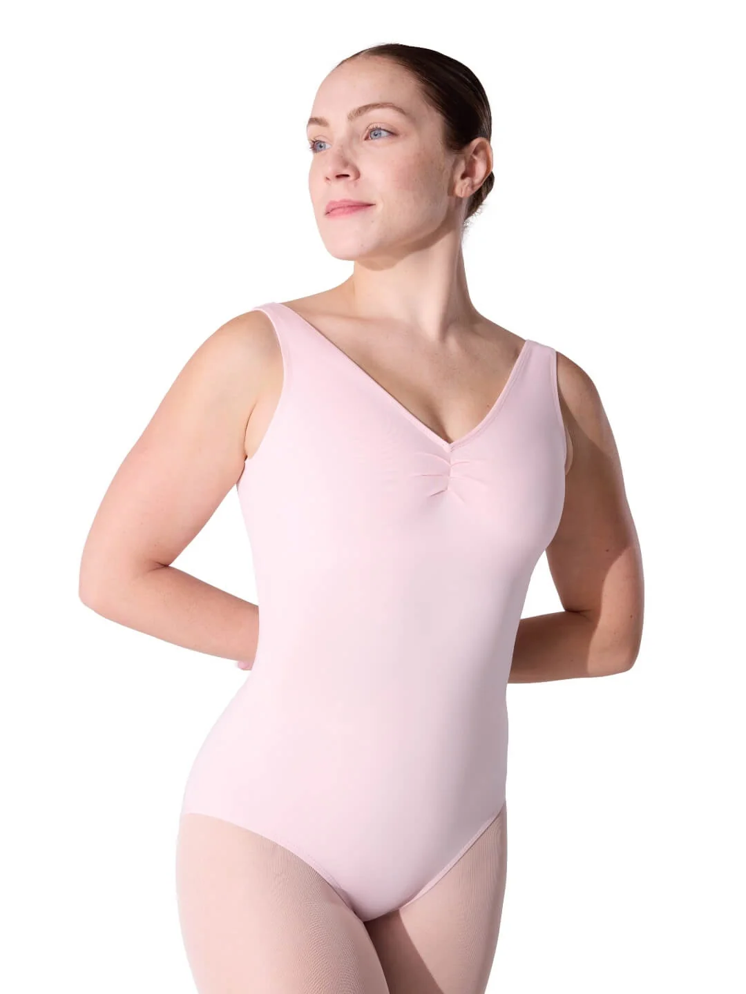 Essentials Pinch V Neck Leotard - Image 18