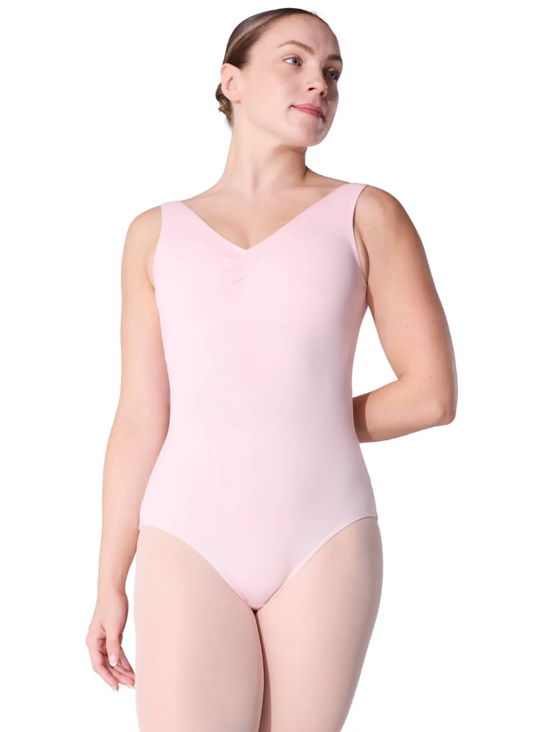 Essentials Pinch V Neck Leotard - Image 20