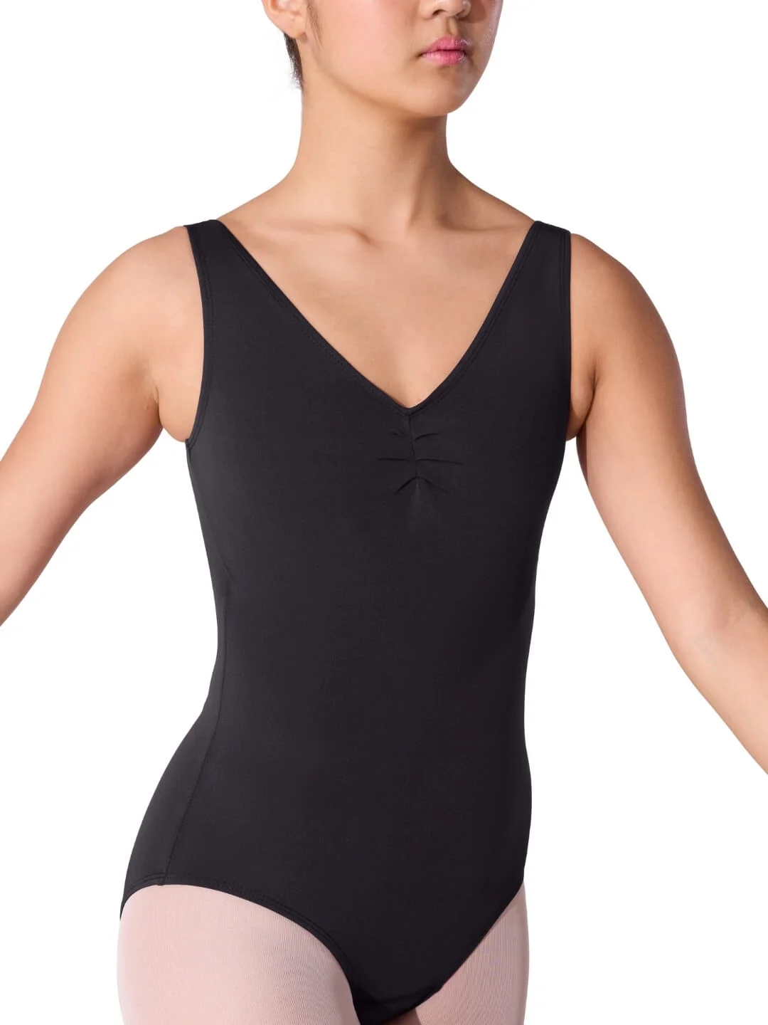 Essentials Pinch V Neck Leotard - Image 4