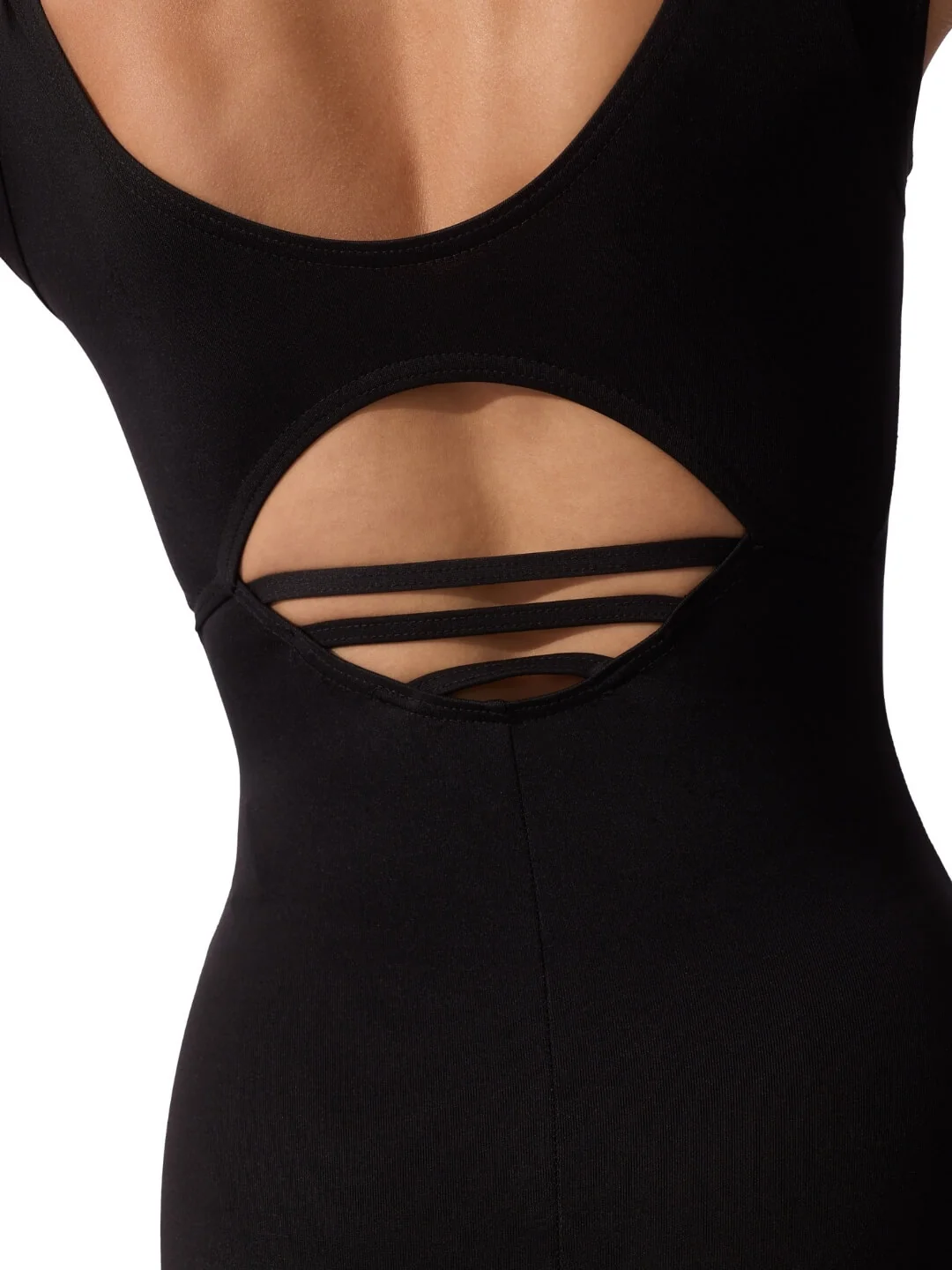 Studio Collection High Neck Cap Sleeve Leotard - Image 3