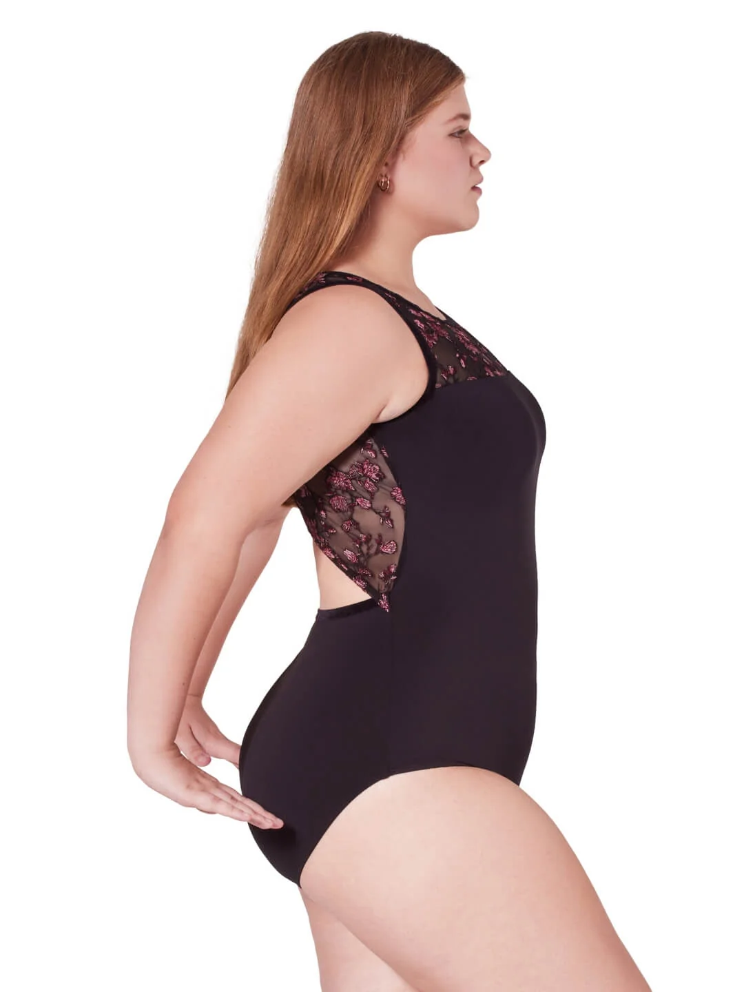 Ornate Romance Allure Mesh Back Leotard - Image 3