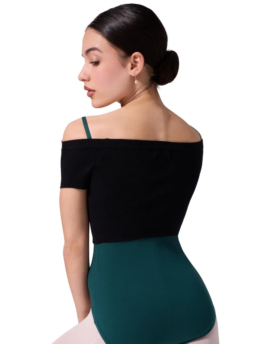 Ribbed Knit Cropped Sweater - Image 4