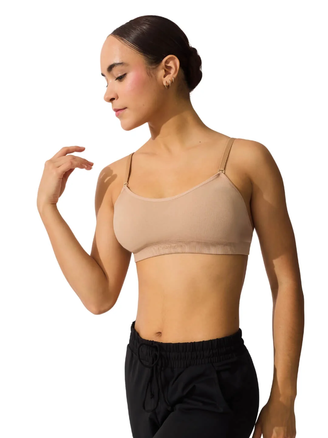 Seamless Clear Back Sweetheart Bandeau Bra - Image 4
