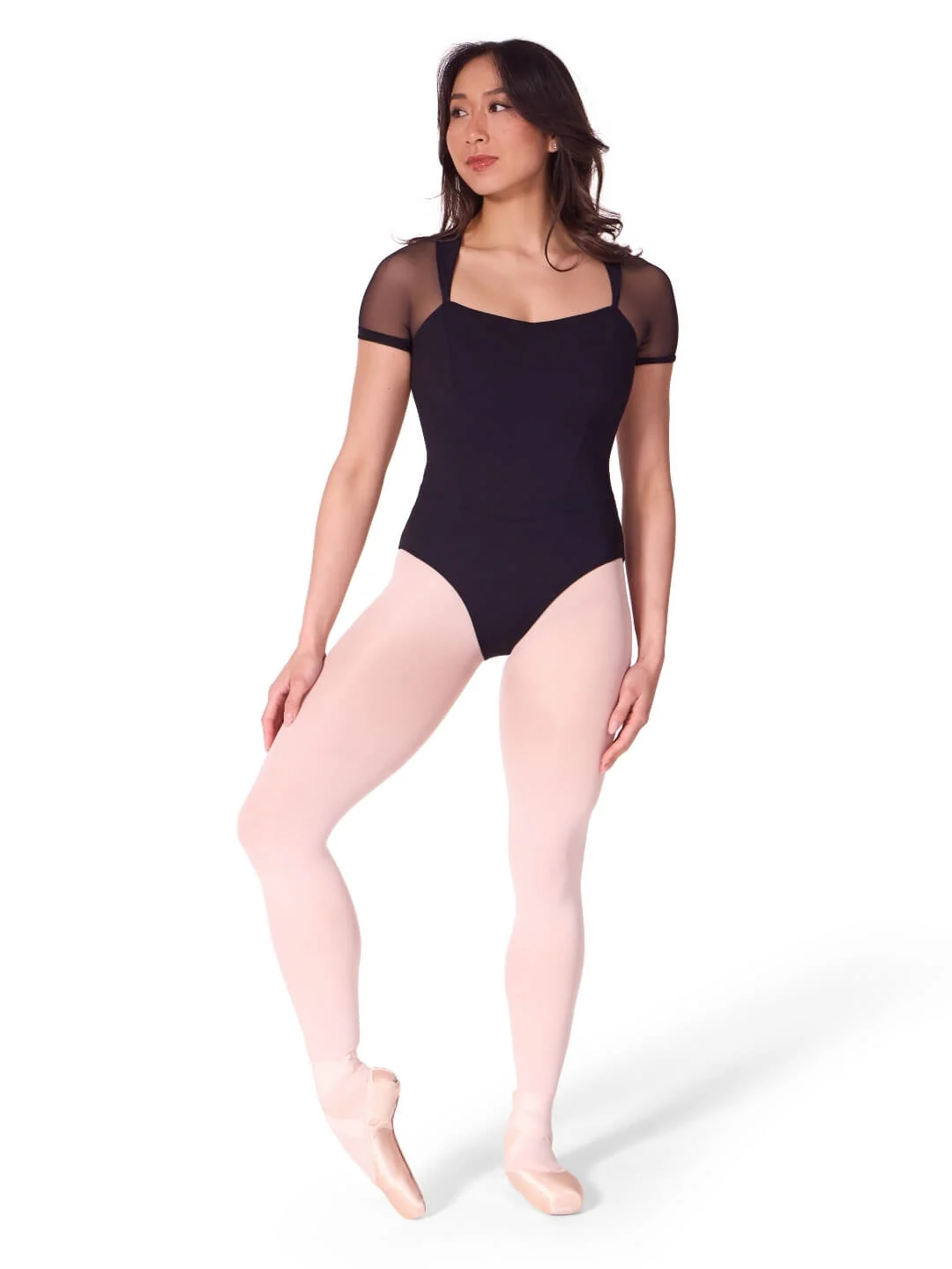 Soft Elegance Corset Short Sleeve Leotard - Image 4